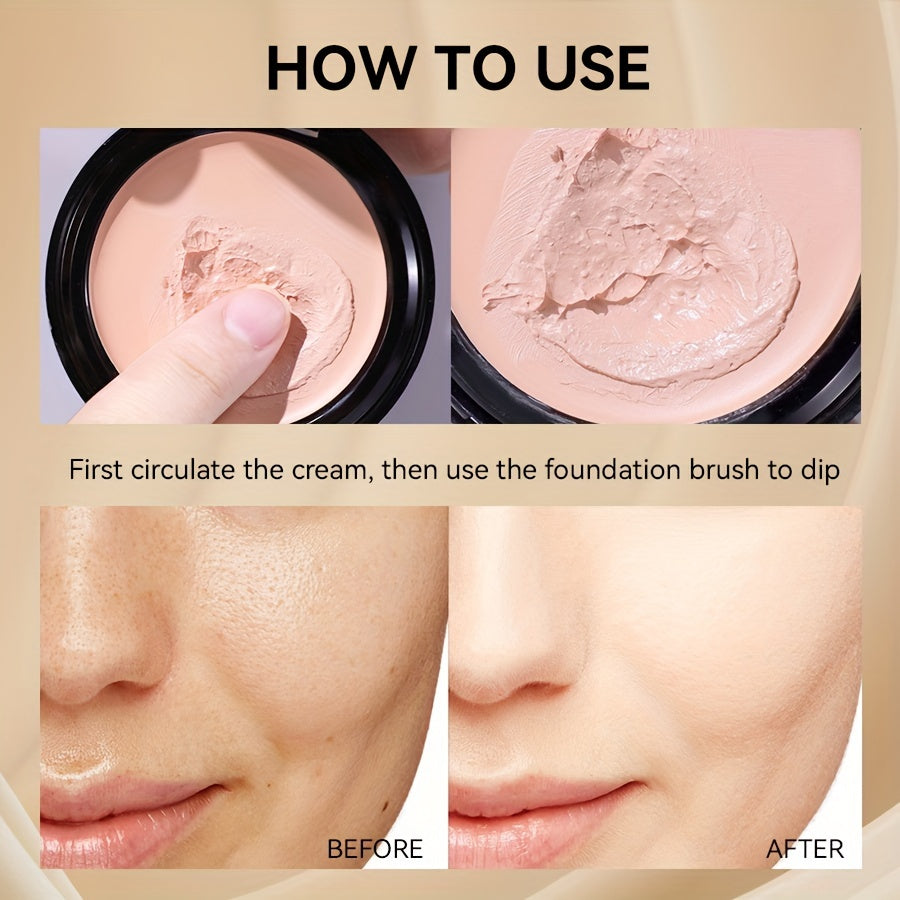 Oil-Control Long-Lasting Concealer Powder – 3 Shades for All Skin Tones, Natural End, 24-Hour Waterproof, Matte End