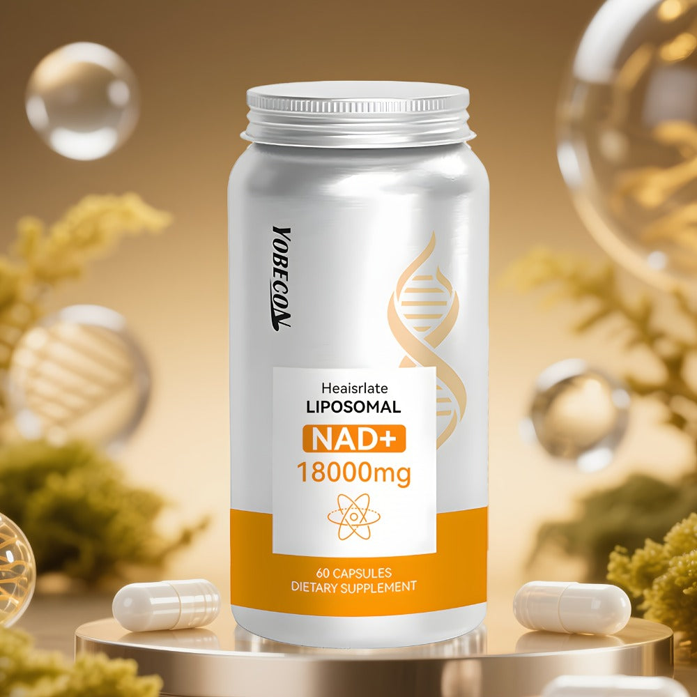 Gen5 Liposomal 18000mg NAD+ Booster Quercetin Trans-Resveratrol & D-Ribose High-Potency Formula for Health Energy, Focus & Antioxidant | High Absorption