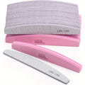 20/35pcs Professional Nail Files & Buffers - Heavy//Dusk/Dinner Bell (100/180 Grit) Double-Sided Sanding Boards, Reusable Polishable Blocks for Manicure, Pedicure - Suitable for & Salon Use, Non-Removable Abrasive Faces