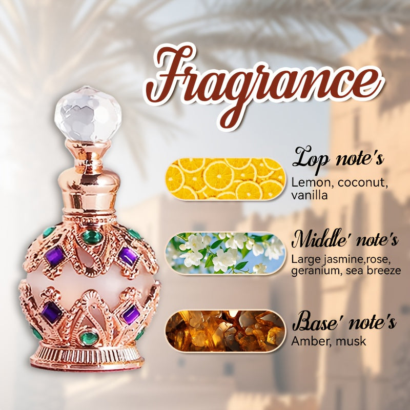 Arab Women'S Durable Eau De Toilette - Ocean Flower Fragrance Portable Package (Including Vanilla And Musk), Suitable for Sending Girlfriend, The Best Choice for Daily And Dating