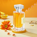 Orange Fruit Fresh Perfume, Fresh Natural Orange Fragrance, Exudes Natural Body Fragrance, Shows Feminine Charm, Suitable for Dating, Daily Use, Beautiful Design, Gift Box Packaging, Perfect Choice for Gifts (Christmas, Valentine'S Day, Anniversary)