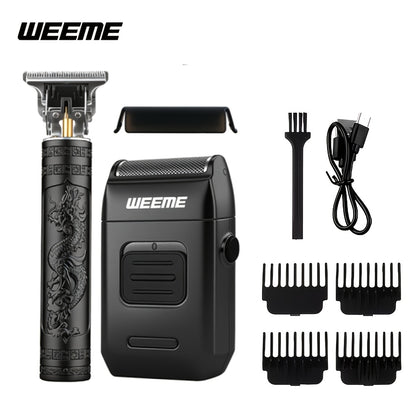 Electric Grooming Kit for Men — Hair Clipper, Electric Shaver, Beard Trimmer & Nose Hair Trimmer Set, Gradient Design, 1/2/4-Piece Options, Gift for Husband, Boyfriend & Dad