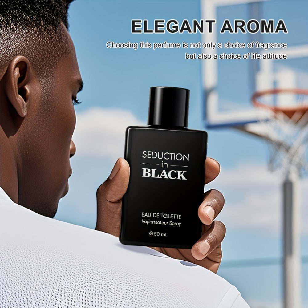 Woody Cologne for Men Long Lasting Eau de Toilette 50ml | Propylene-Free Masculine EDT Spray | Sensitive Skin Safe | Dates Gym Travel Daily Gift for Him