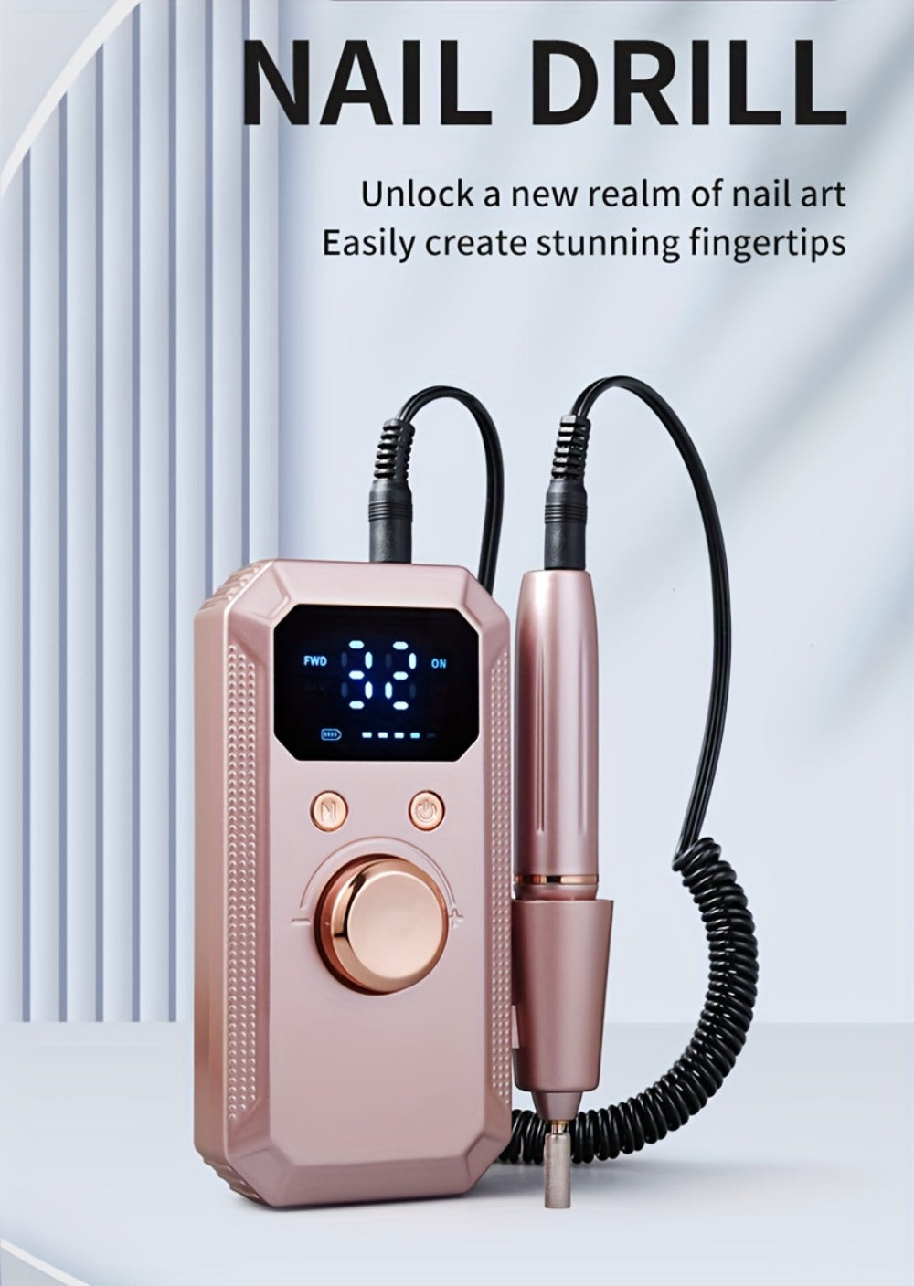 This Electric Nail Grinder Is Rechargeable And Comes with 11 Grinding Heads And 20 Sanding Rings, Perfect for High-Speed Salon Use at Home, Making It a Great Gift for