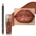 [Christmas Gifts] Hydrating Lip Gloss & Lip Liner Set - Define Your Lips with 3D Precision, Achieve Dewy Look for Any Occasion, Perfectly Versatile for Every Makeup Style! Christmas Gifts, Christmas Presents for Mom/Partner