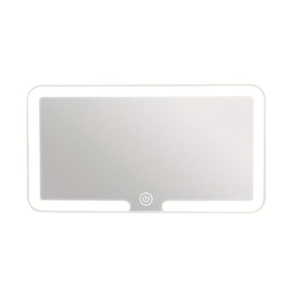 Car Sun Visor Makeup Mirror with LED Lights - USB Powered, 3 Light Modes, Lighted Visor Mirror for Cars Trucks SUVs, Road Trip Vanity Mirror, Gift for Women Female Drivers Christmas Birthday