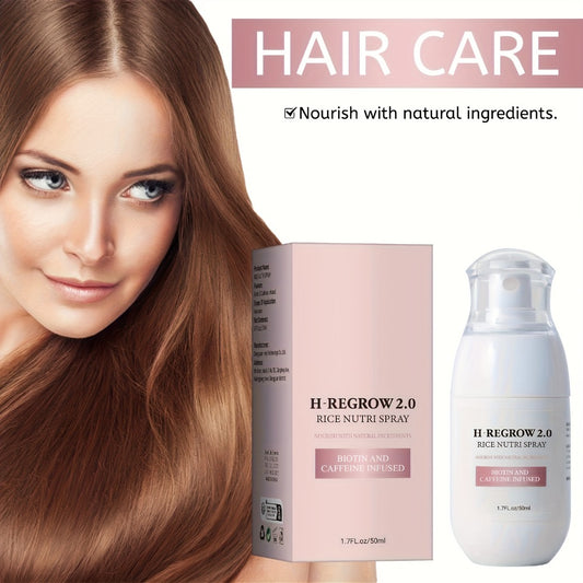 4pcs Natural Rice Scalp Spray, Containing Hydrolyzed Rice Protein, Ginger Root Extract, Moisturizing And Soft Hair, Long-lasting And Light Hair Care, Valentine'S Day Beauty Tool Gift, Christmas/New Year/Valentine'S Day Gifts