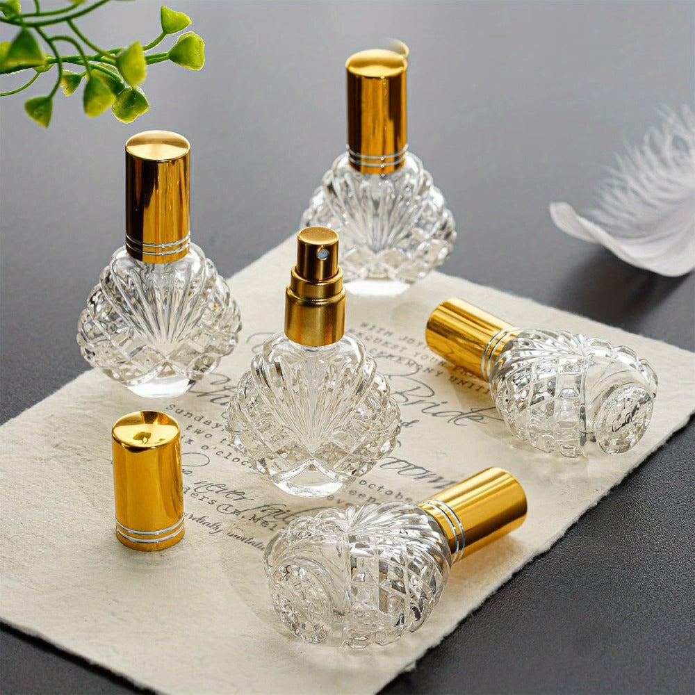20pcs 0.51oz Glass Perfume Bottles, Empty Atomizer Refillable Glass Spray Bottle with 5 Funnels, 5 Pipettes Dispensers, Portable Fragrance Bottle for Travel