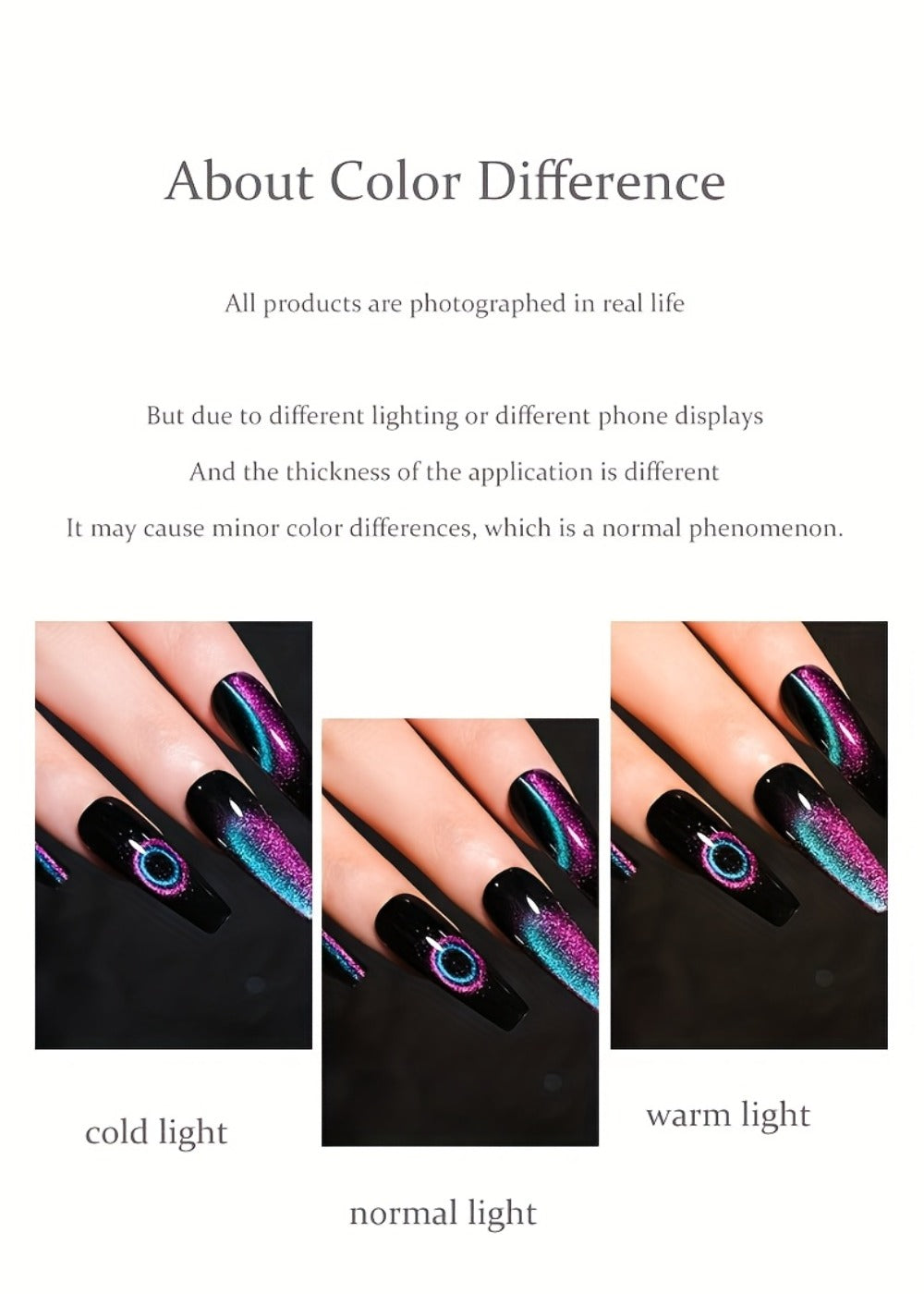 Cat Eye Nail Polish Set 8Colors 0.51oz Reflective Cat'S Eye Nail Gel Soaking LED Gel Salon Female Nail Art Tools Fashion Holographic Nail Art