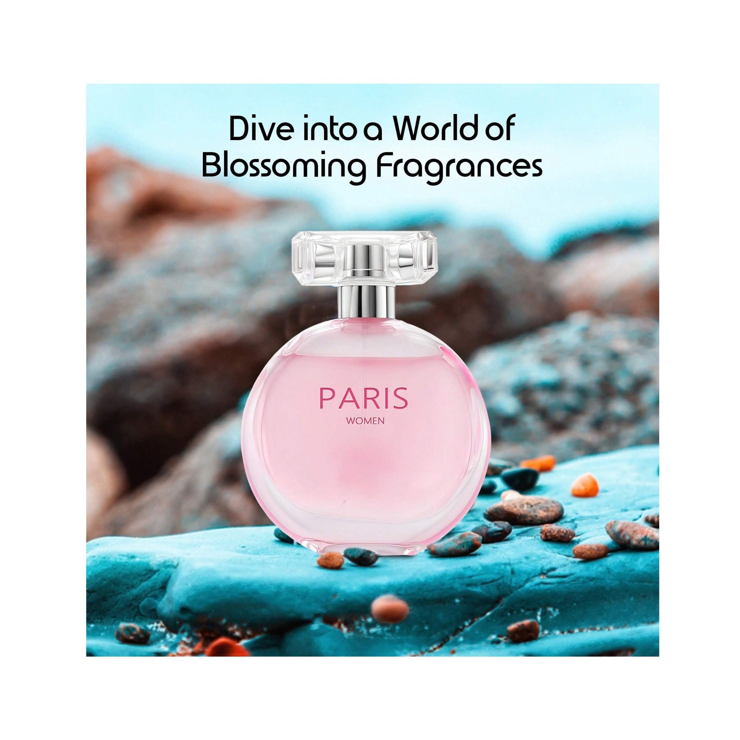 PARIS WOMEN Eau De Parfum Spray For Women, Wonderful Gift, Gourmand Fragrance, Daytime And Casual Use, For All Skin Types,A Classic Bottle,3.4 Fluid Ounce