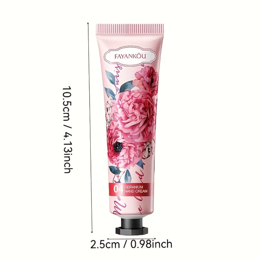 Mini Hand Cream Set 30pcs Travel Size Moisturizing Lotion Lactic Acid Glycerin Dry Cracked Hands Body Care Plant Scented Wedding Favors Gift Bulk Sadoer