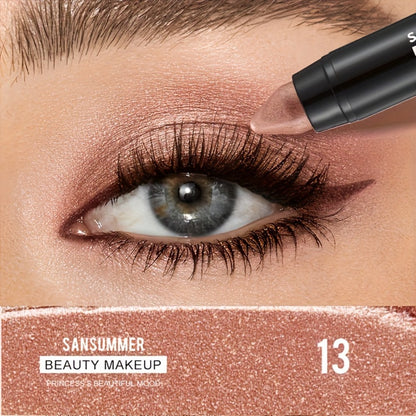 Eyeshadow Stick Set 7 Pcs - Waterproof Pearlescent Matte Shimmer & Metallic Finish, Long-Lasting Natural Eye Makeup, Easy Blendable Daily Look, Valentine's Day Mother's Day Gift for Women