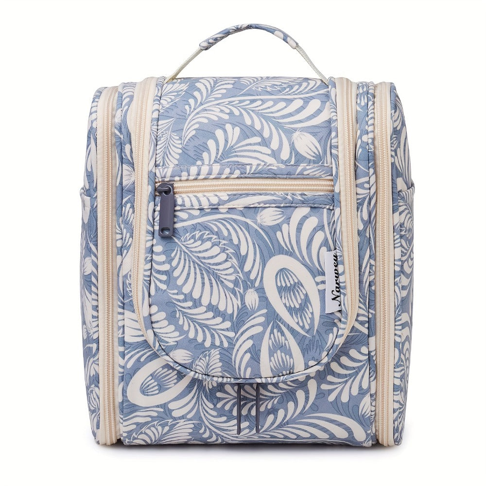Hanging Toiletry Bag for Women Travel Makeup Bag Multi-Compartment Cosmetic Organizer with Hook Large Capacity Waterproof Toiletry Pouch for Travel Cruise Gym