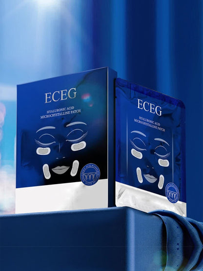 Microneedle Hyaluronic Acid Eye Patches for Dark Circles and Wrinkles - Dissolving Under Eye Mask Pads Deep Hydrating Anti-Aging Moisturizing Skin Care Set 3 Boxes