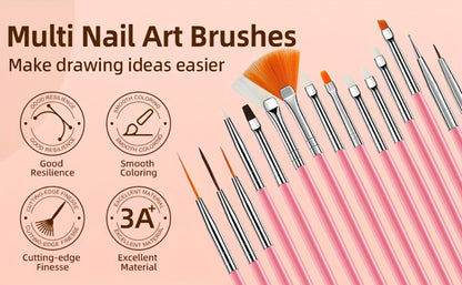 Acrylic Nail Kit Full Set - Professional Nail Drill Machine Acrylic Powder Liquid Nail Tips Art Decoration Manicure Tools Complete Starter Kit