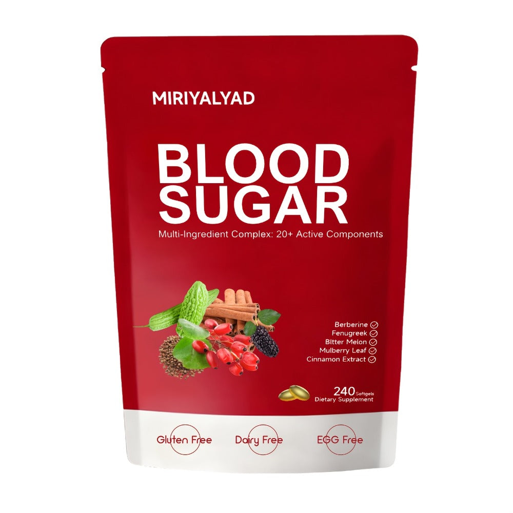 [Family Gifts & Christmas] 240 Capsules, Blood Sugar Health Support Supplement With Berberine, Cinnamon & Bitter Melon | 20+ Herbal Complex | Blood Glucose Balance And Insulin Support | Dietary Supplement | Local Warehouse, Family Gifts & Christmas