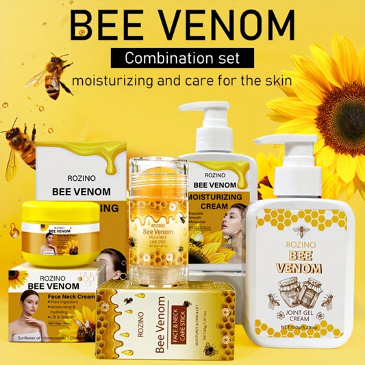 The 4pcs Honey Skin Care Set Is Made from Natural Plant-Based Ingredients And Is Suitable for Use on Any Area of The Body to Provide Thorough Skin Care. Its Gentle Formula Is Appropriate for All Skin Types.