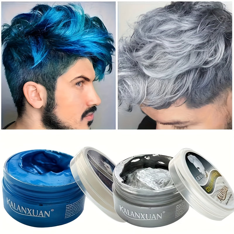 Disposable Color Hair Dye Wax: Y2K Dye Wax, DIY Styling Cream, Perfect for Parties & Holidays, Hair Color Wax
