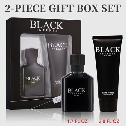 Cologne Gift Set for Men 2 Piece - Earthy Crisp EDT Spray Lemon Sage Absinthe Long Lasting Masculine Fragrance 3.4 oz, EDP + After Shave or Mini EDP + Body Wash