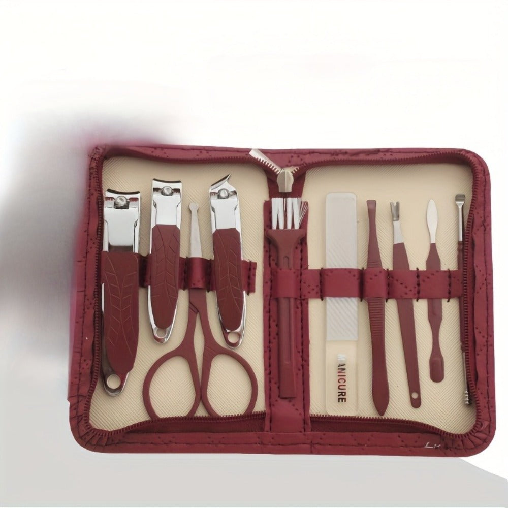 42pcs Professional Nail Pedicure Kit - Stainless Steel Nail Scissors, Horny Pliers, Portable Travel Box Beauty Tools, Nail Art Technical Supplies, Beauty Tools, Basic Nail Art Kit