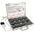 Hot Stones Massage Set With Temperature Adjustment-10pcs Hot Stones With Heater Kit, Professional Massage Tool For Spa