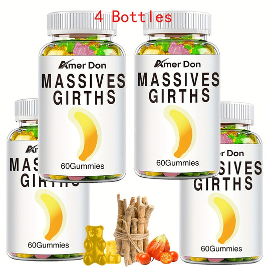 [Ashwagandha Gummies] Men's Gummies, Ashwagandha, Premium Active Formula, for Men's And Women's Active Lifestyle - 120/240/360 Gummy Bears