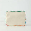 Large Capacity Portable Cosmetic Organizer Toiletry Bag for Women with Lace Design