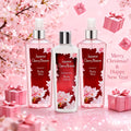Christmas Gift! 3-Bottle Set of Body Care Fragrance Body Lotion And Perfume. Large Capacity, Gentle Cleansing And Moisturizing, Long-Lasting Fragrance. Suitable for Daily Use Or Dates, Specially Designed for Surprise Gifts