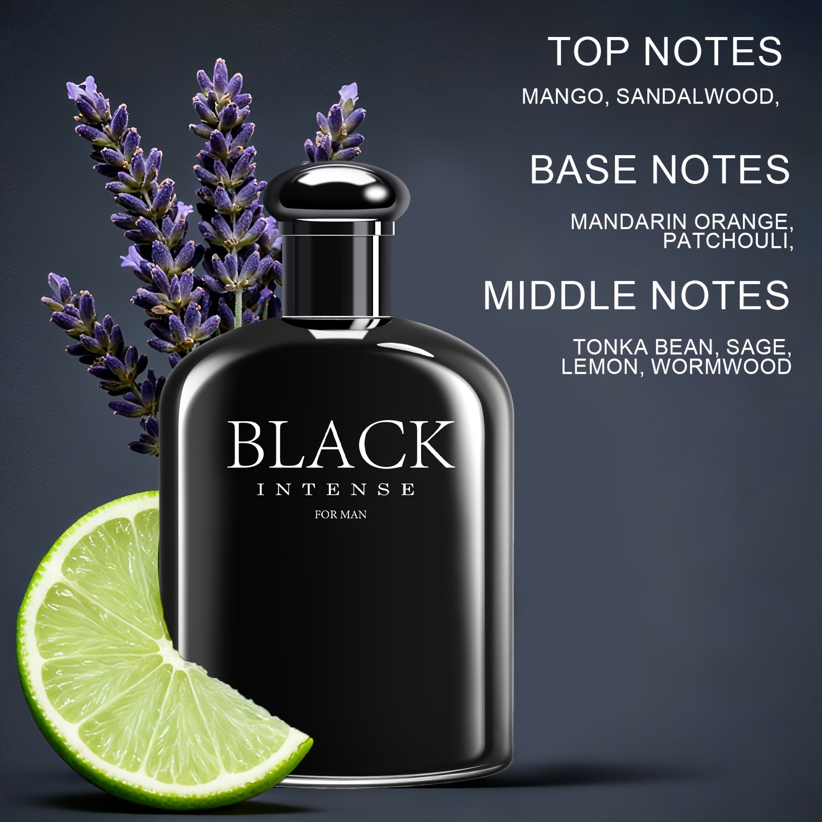 2pcs/6.76oz Men's Cologne Gift Set Suitable for Office, Gym & Social Occasions - Long-Lasting Soft Woody & Citrus Vanilla Perfume with Paraben-Free Formula, Daily Wear Fragrance for Men, 4-6 Hour Scent for Gym, & Parties