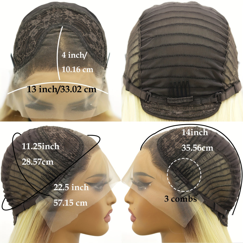 26-Inch Brown Body Wave Lace Front Wig, Synthetic Hair, Heavy Density, Glueless Design, Perfect for Daily Wear, Parties, And Cosplay