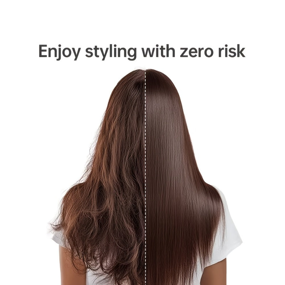 Wireless Charging Portable Negative Ion Straightener And Curler, 2600mAh Ceramic Straightener And Curling Iron Combination, Portable Styling Tool, Heat Resistant Material, Hair Styling Tool, Beauty Lover, Traveler, Christmas Gift, Female Gift