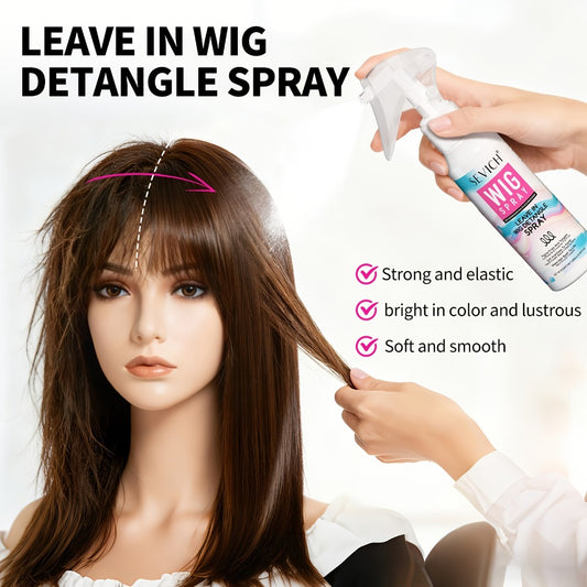 SEVICH -Infused Leave-In Detangling Spray for Wigs & Extensions Wig Spray, - Feather-Light Formula for Instant Frizz Control, Long-Lasting Floral Fragrance, Strengthens Fibers with One-Spray Effortless Comb-Through, No Residue, for Daily Wig Care