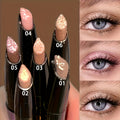 6pcs of Pearl Eyeshadow Sticks Set, Sparkling Eyeshadow Pen, Long-lasting and Waterproof, Not Easy to Fade, Perfect for Beginners, Perfect Gift