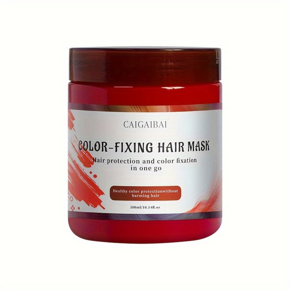Rosemary Hair Mask Intensive Conditioner & Color Reviver for Dyed Hair - Deep Conditioning Fortifying Treatment All Hair Types Red Purple Gray 300ml