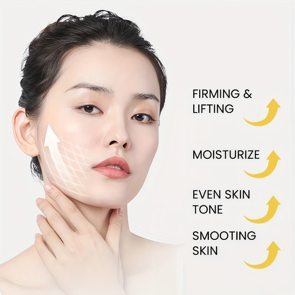 1.69oz Bee Venom Firming & Lifting Cream - Enriched with Hyaluronic Acid, Collagen and Vitamin E to Deeply Hydrate and Moisturize, Even Light Beige, Emollient and Radiant, Suitable for All Skin Types, Light Texture, Can Be Applied to the Face
