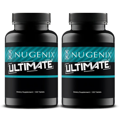 Men's Vitality Supplement Capsules - Nugenix Ultimate Formula for Male Energy, Strength & Testosterone Support - Daily Performance Booster for Men - 120 Capsules Per Bottle