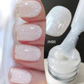 BORN PRETTY Milky White Jelly Nude Gel Nail Polish 0.34oz White Translucent Soak Off Gel Vernis Semi Permanent Need Light