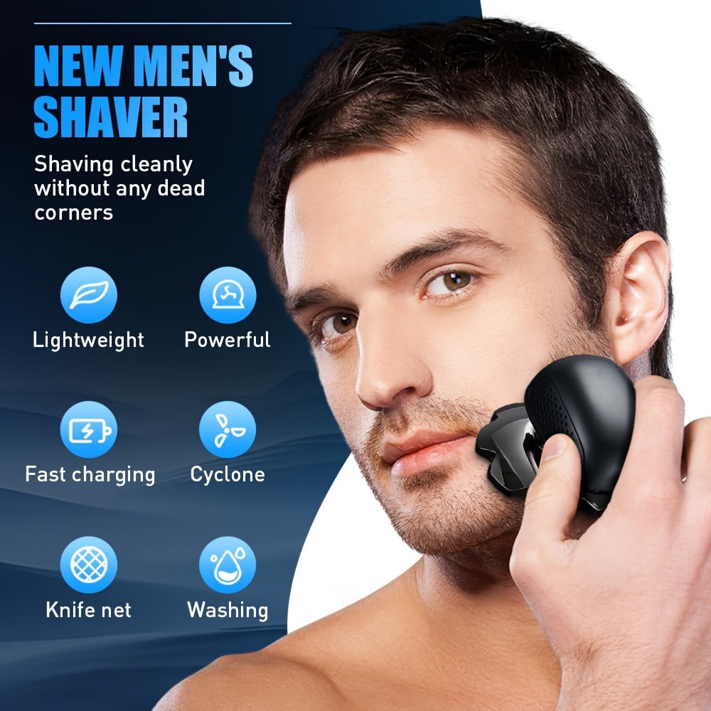 Electric Shaver for Men, Designed for Bald Individuals, Featuring a 5-In-1 Razor Suitable for Both Dry And Wet Shaving. It Comes with a 7D/9D Floating Head And Detachable Magnetic Blades, Making It an Ideal Gift for a Father Or Partner