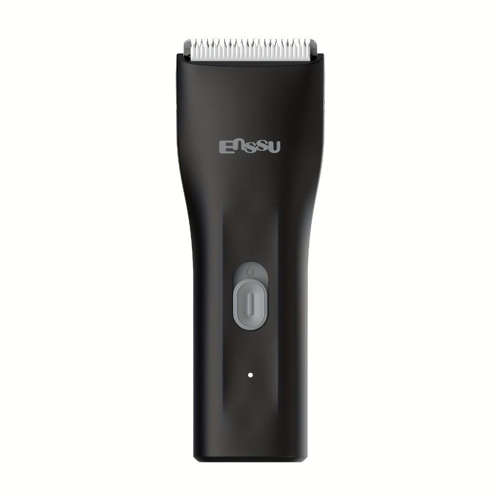Ball Trimmer for Men - IPX7 Body Hair Trimmer, Ceramic Blade, LCD Battery Display, Replaceable Blade Head, Electric Groin & Pubic Shaver ES006