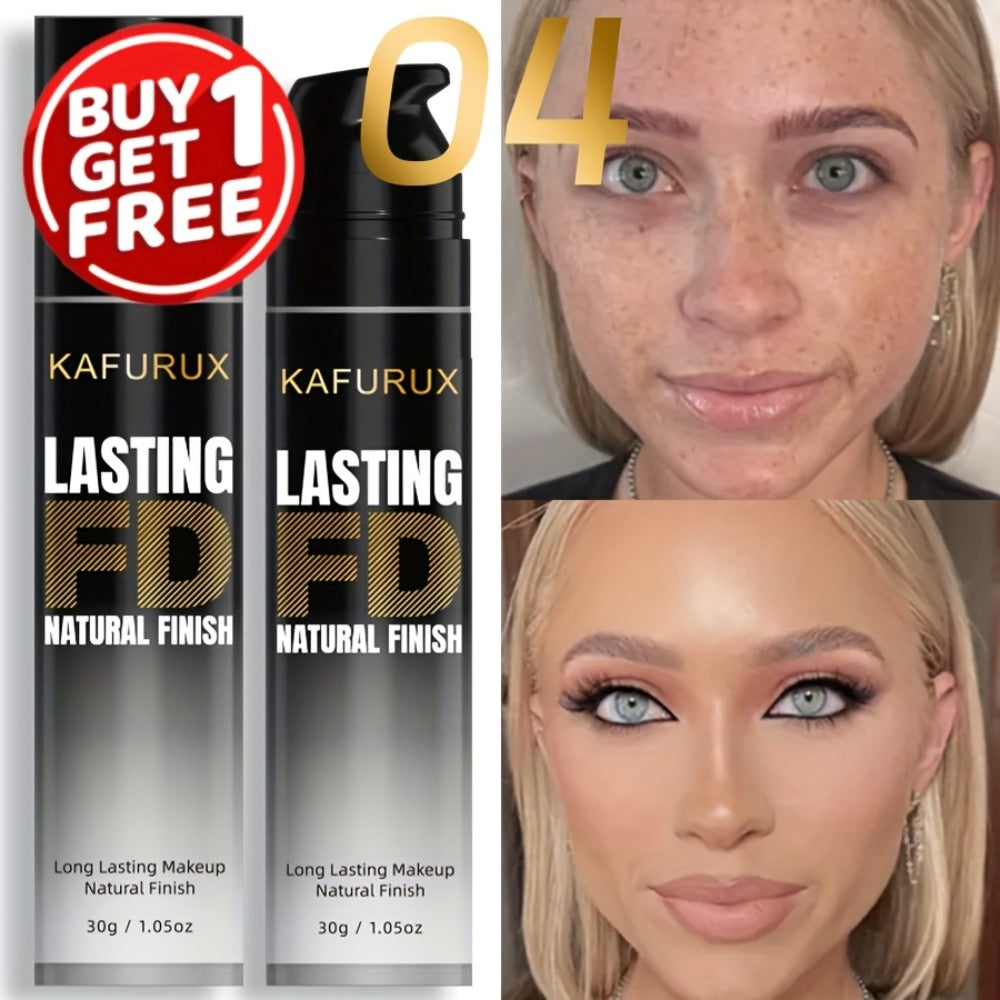 Liquid Foundation 2pcs Full Coverage Concealer Makeup for Women Light Texture Buildable Formula Evens Skin Tone All Skin Types Face Foundation Set