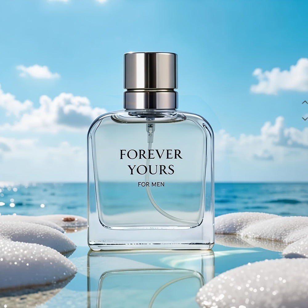 Men's Eau de Toilette Spray 3.4oz 100ml - Amber Fragrance for Men with Coconut Nectar Star Anise Ginger - Long Lasting EDT Cologne