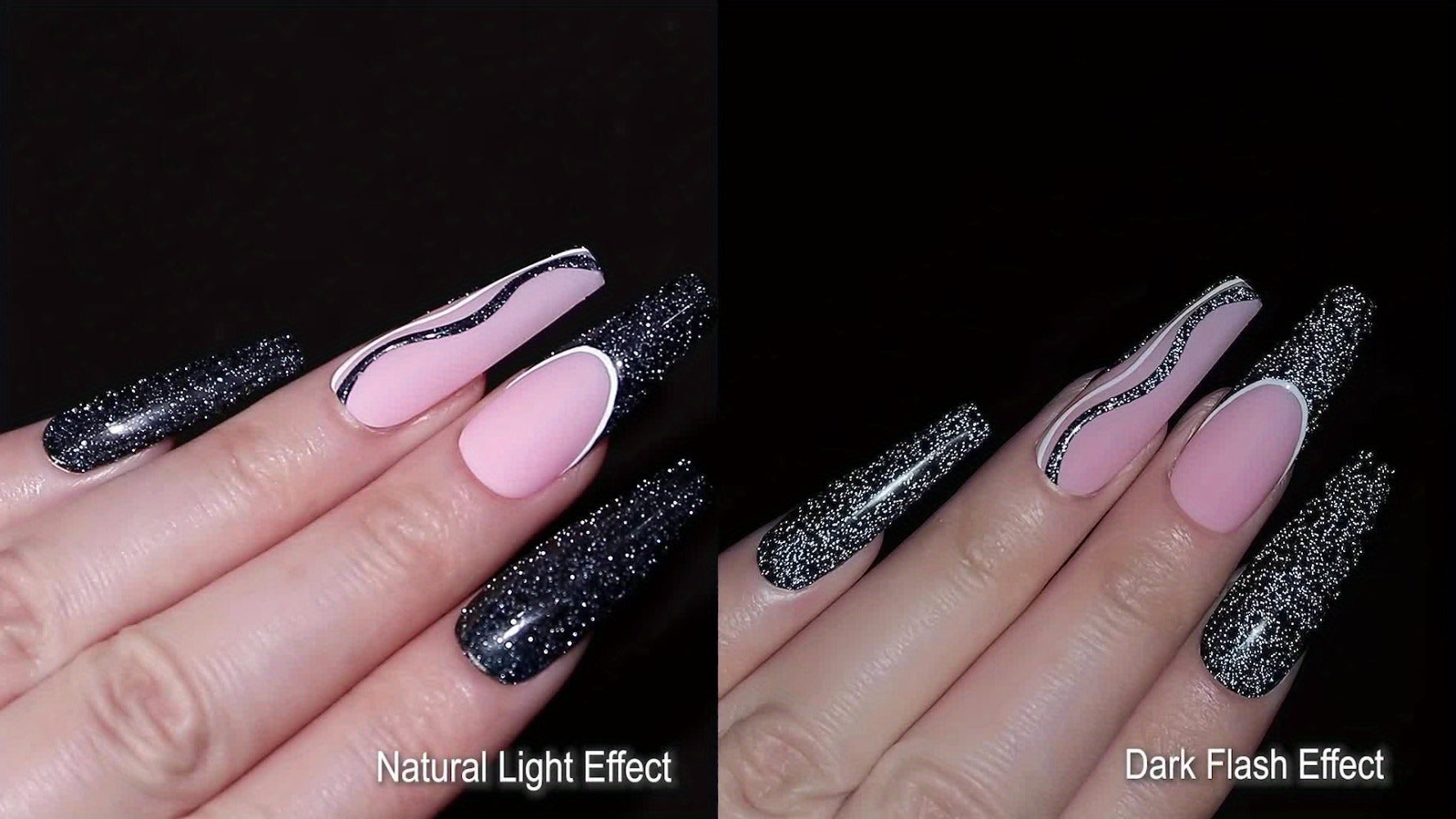 LILYCUTE 9pcs/Set Reflective Glitter Line Gel Nail Polish - Summer Bright Sparkling Gorgeous Color for Manicure, Pull Line Graffiti Painting Stripe Gel Nail Art LED Gel Varnish, Gel Nail Polis, Diy Manicure, Beauty Lovers, Salon Professionals