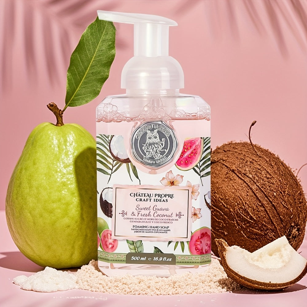 1pc/2pcs Foaming Hand Soap, Ethically Made, 16.9fl.oz (500ml), Fresh Smell. Good for Bathroom, Kitchen And Bedroom. Good Choice for.