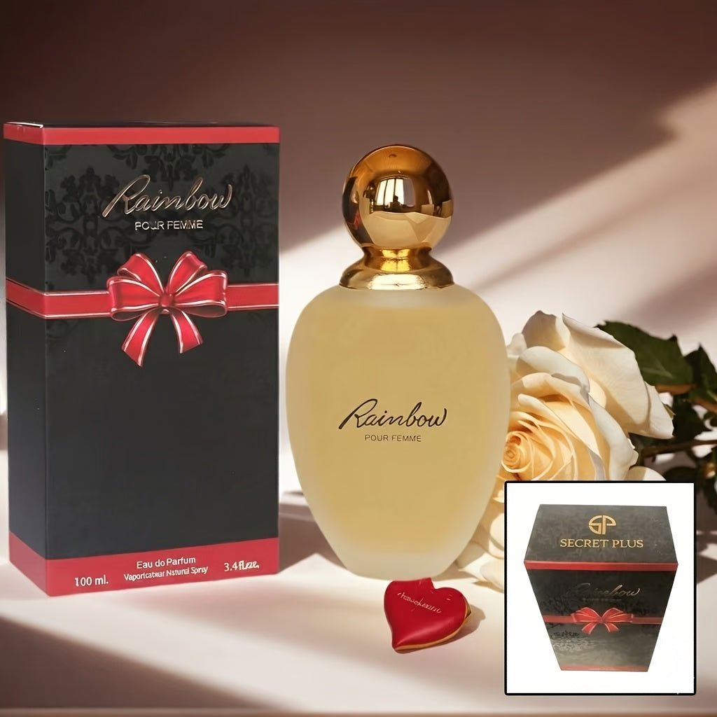 Lady Rainbow Perfume for Women - Fresh Eau de Parfum Spray, Long-Lasting All-Day Fragrance, Floral Scent Perfume with (No Asbestos), 3.4oz Perfume Liquid for Daily Use,, Parties & Special Occasions - Elegant Perfume Gift