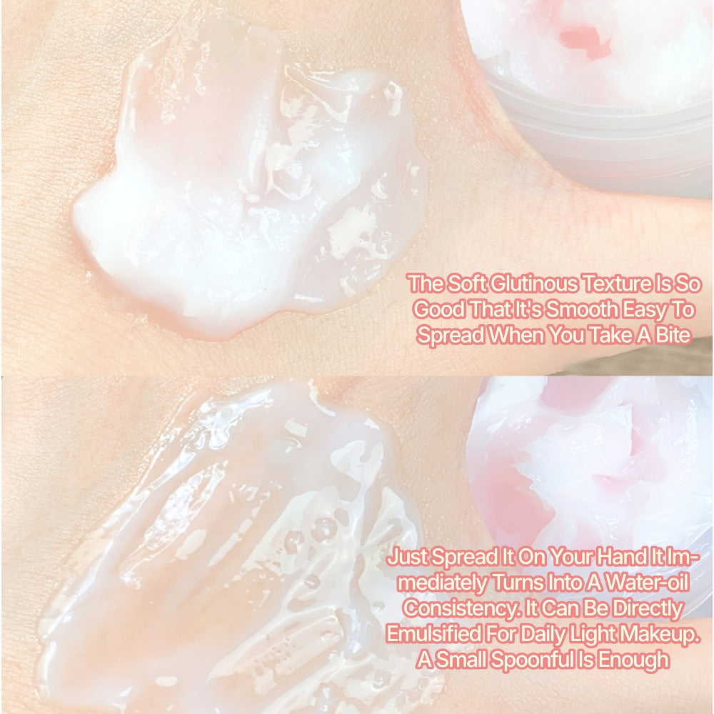 Cleansing Balm Makeup Remover — Gentle Hydrating Fast-Melt Formula, No Residue, Cold-Brewed Peach & Coconut Variants, Spa-Like Skin Cleansing for Sensitive & Neutral Skin, Pastel Blue & Pink