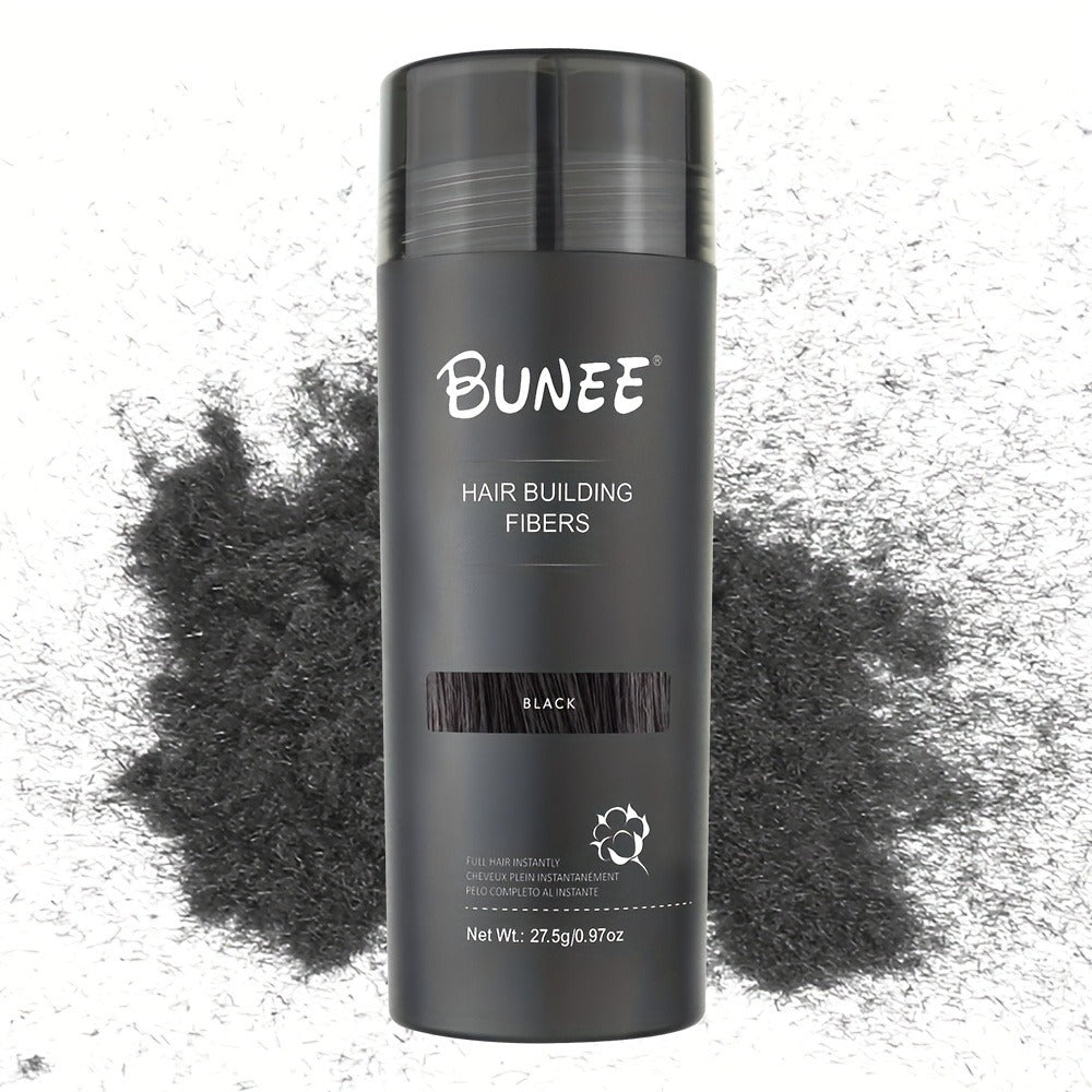 Hair Building Fibers Instant Thickening Powder for Thinning Hair — Natural Volume & Density, All-Day Hold, Washable & Non-Staining, 7 Color Options for All Hair Shades