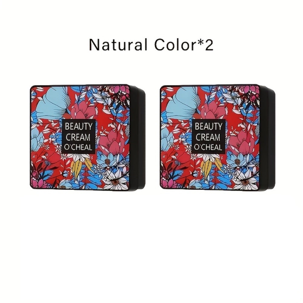 2pcs Moisturizing BB Cream Base Mushroom Air Mat Puff - Moisture Retaining CC Cream Base - Complete Coverage Makeup, Perfect Gift for Mother's Day