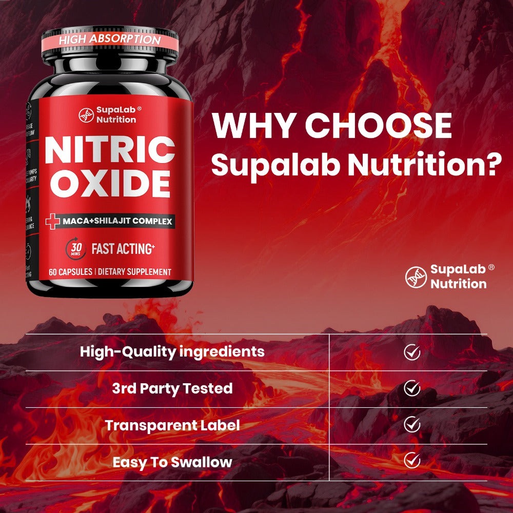 Purchase Two And Receive One at No Cost with This Nitric Oxide Supplement Designed for Men'S And Focus. It Includes a Health Vitality Capsule Featuring L-Arginine And L-Citrulline Beetroot Formula
