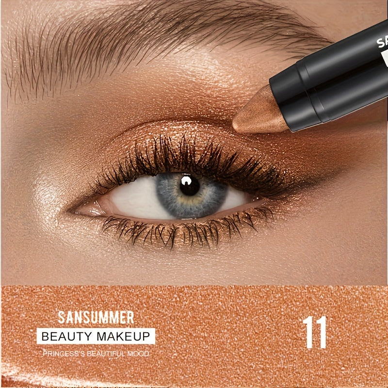7pcs of Eye Shadow Stick Suit Waterproof Eye Shadow Stick, Pearlescent Mattetreatment, to Create A Natural And Lasting Eye Makeup Lasting Flash Eye Shadowstick, Easy to Create Daily Makeup, Valentine'S Day Gift, Mother'S Day Gift