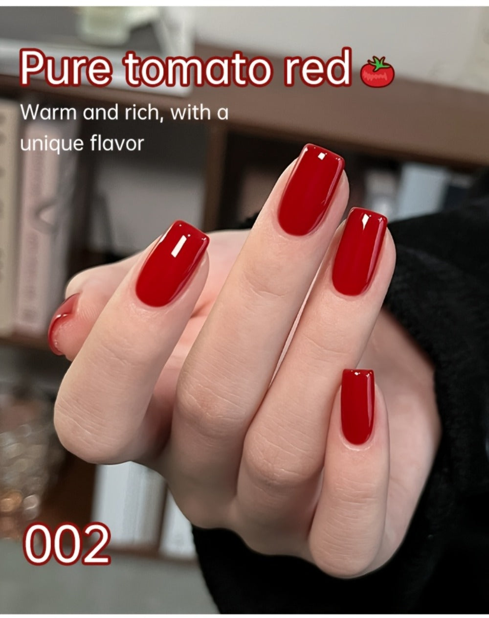 MORDDA 9pcs/set Ancola Red Solid Glue -- New Spring And Summer Nail Products Multifunctional Solid Nail Polish With Gradient Effects With Shiny Gloss And Fashionable LED Nails In High Saturation Colors A Top Choicefor Women's Manicures DIY